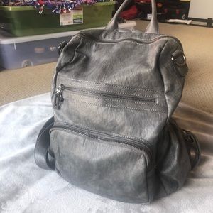 Grey backpack